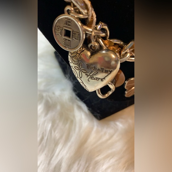 ✨ Gorgeous Brown Charm Necklace w/ Matching Earrings! - Picture 3 of 4